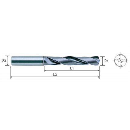 YG-1 Carbide Multi-One Drill CSD-042M D4.2X6X24X66 (DH423042)