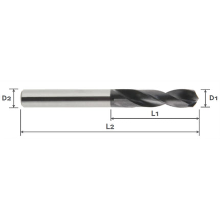 YG-1 Number One Drill (Stub) SD-063NS D6.3X8X31X75 (CDRA03063)