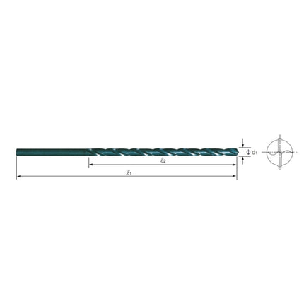 YG-1 Long Straight Shank Drill (Part 4) LSD080-350 D8.0X250X350MM (D1102B80)