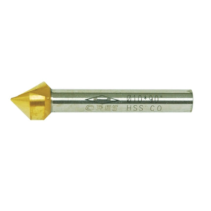 ORES Countersink (SKH55) CS1-40H 40(1F)TIN-90º