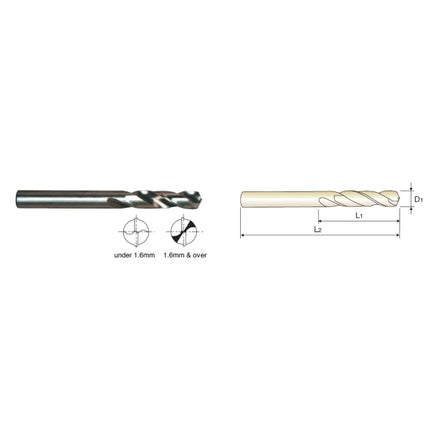 YG-1 Cobalt Drill (STUB) COSD-042S D4.2 (D2107042) (x10 pack)