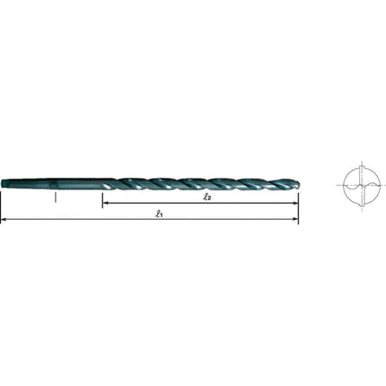YG-1 Taper Shank Long Drill (HSS) LTD140-300 D14.0X200X300MM (D1203140)