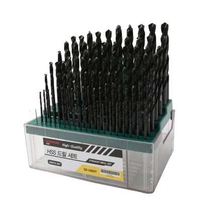 HANDO Drill Set, 100 Pieces (HSS) SD-100-HT