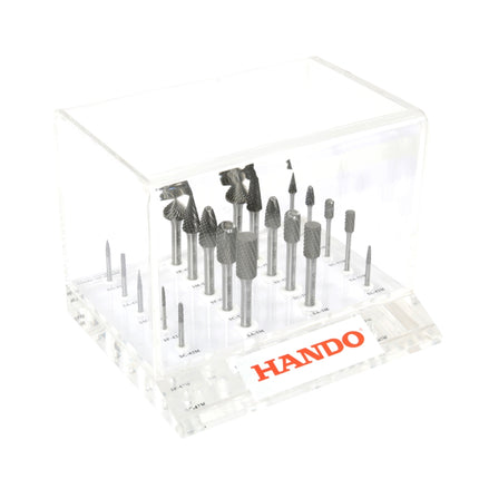 HANDO Carbide Rotary Burr Set (20PCS) RB-SET-20H