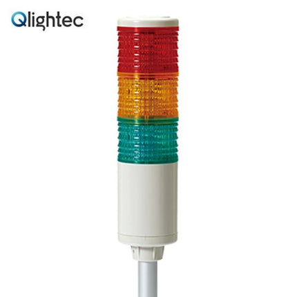 QLIGHT Signal Tower Light, LED, 3-Tier, AC110V ST56EL-3