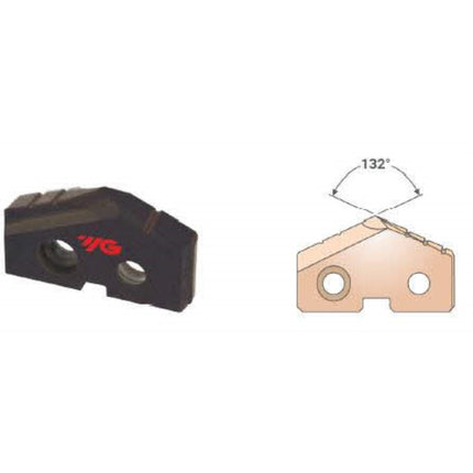 YG-1 Insert Drill Insert (TIAIN) Carbide P40 S1815032 S1815032 (12.7X2.4XZ)