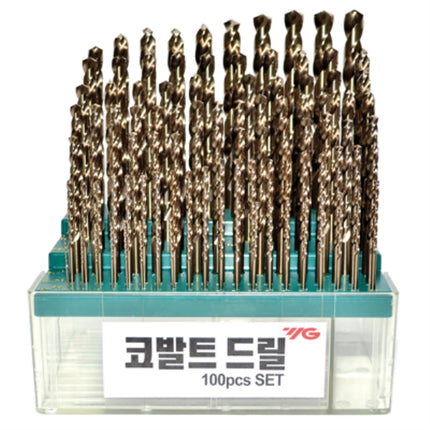 YG-1 Cobalt Drill Set, 100 Pcs COSD-100S