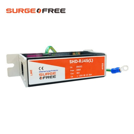 SURGE FREE Surge Protective Device (SPD) for CCTV Communication, Lightning Arrester, 4-Pin SHD-RJ45(L