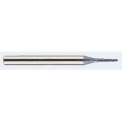 YG-1 4G MILLS Taper Neck Radius End Mill, 4F 4SCTRE4-015R02-20-1˚ D1.5(R0.2)X4X2.3(20)X50(1˚) (SEME65010020120)