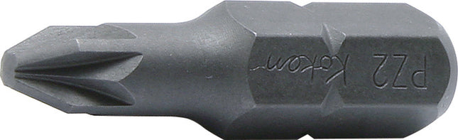 KOKEN Pozidriv Bit, 5/16" Hex Shank, 100P Series