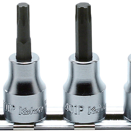 KOKEN 3/8" Drive Torx Plus Bit Socket Rail Set RS3025-8-IP