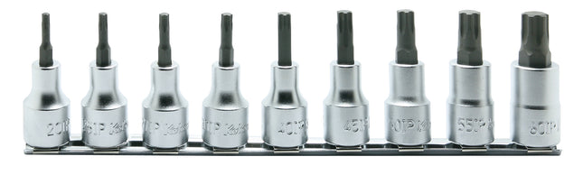 KOKEN 1/2" Drive Torx Plus Bit Socket Rail Set RS4025-9-IP