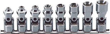KOKEN 3/8" Drive Universal E-Torx Socket Rail Set RS3440T-8
