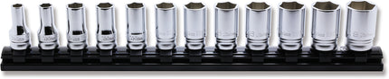 KOKEN 3/8" Drive Semi-Deep Socket Rail Set, 6-Point (Z-EAL Series) RS3300XZ/12