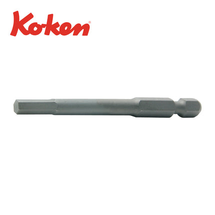 KOKEN Hex Power Bit, 1/4" Hex Shank, 121H Series