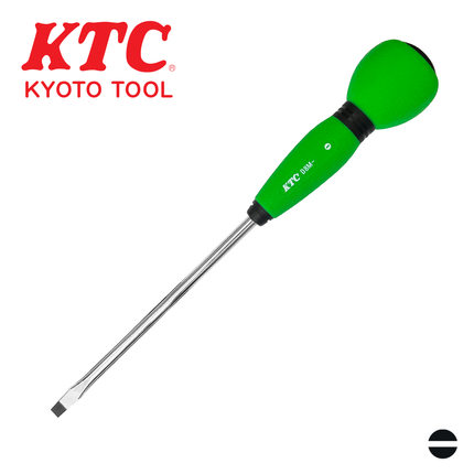 KTC Electrician's Slotted Screwdriver, Soft Grip, D8M Series