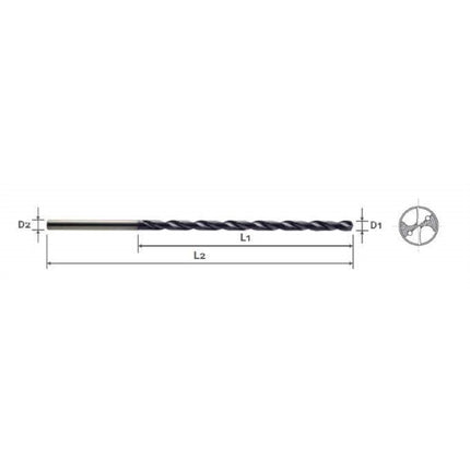 YG-1 MQL Carbide Drill CSD-068MQL D6.8X7X91X147 (DH510068)