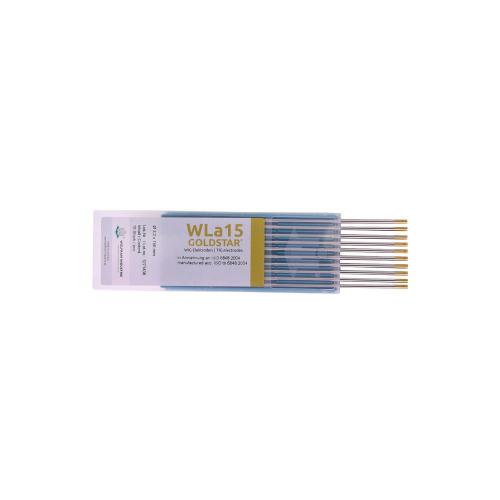 WOLFRAM Tungsten Electrodes, 1.5% lanthanated (WL15, gold)