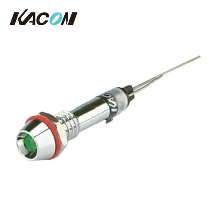 KACON Pilot Lamp Indicator, Ø6, AC110V, Green (Pack of 50) KL0611G