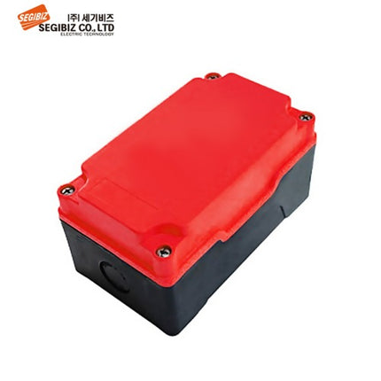 SEGIBIZ Push Button Box, Plastic, 2-Hole, Undrilled, 70 mm, Red SG-PB-000270R