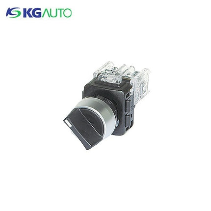 KG AUTO Selector Switch, 2-Position, Aluminum, Projecting, Ø22mm, Maintained, KGS-H2M2 2a2b