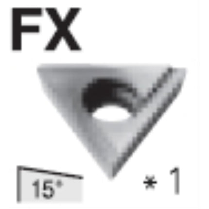 DINE Cermet Turning Insert TPGT090204L-FX T1500A TPGT090204L-FX T1500A (x10 pack)