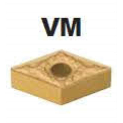 KORLOY Turning Insert, Coated, ISO (Part 7) DNMG110408VM-NC5330 DNMG110408VM-NC5330 (x10 pack)