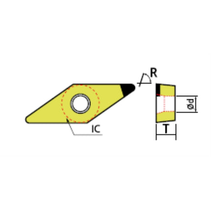 DINE CBN Insert VBMW160408-DBN250 VBMW160408-DBN250