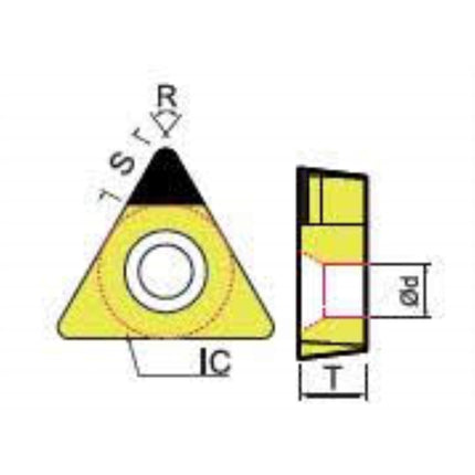 DINE PCD Insert TPGW110304-DP150 TPGW110304-DP150