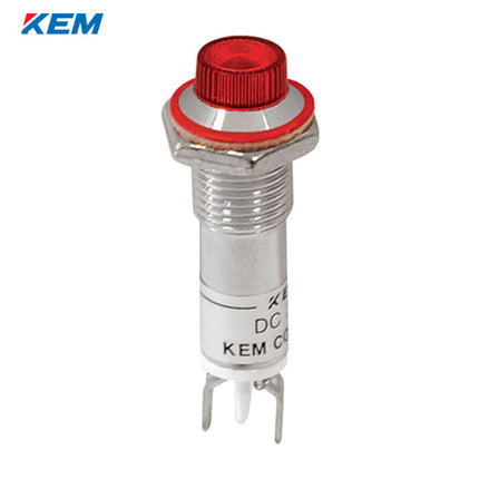 KEM KEM LED Indicator Light, Ø8mm, High-Brightness, AC220V, Red KLCU-08A220-R
