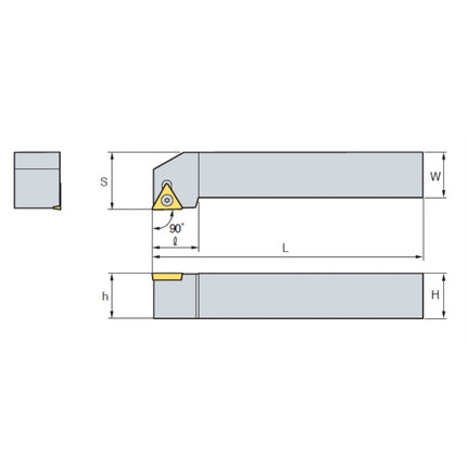 KORLOY Turning Holder STGCL1616-H11 STGCL1616-H11