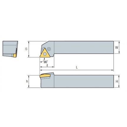 KORLOY Turning Tool Holder (Part 3) PTGNL2020-K11 PTGNL2020-K11