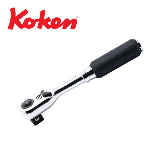KOKEN 3/8" Drive Ratchet Handle (Z-EAL Series, ZB Type), 2725ZB Series
