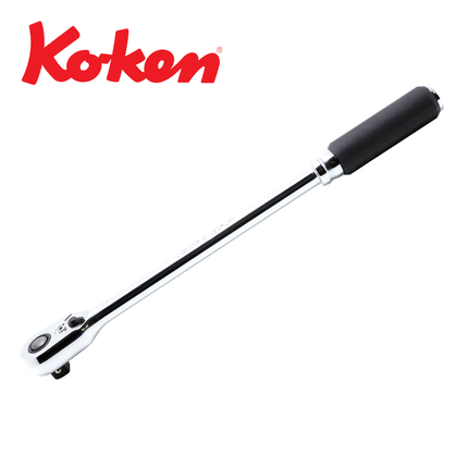 KOKEN 3/8" Drive Ratchet Handle (Z-EAL Series, ZB Type), 3725ZB Series