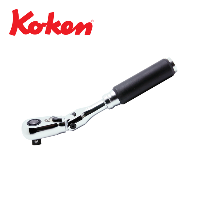 KOKEN 3/8" Drive Ratchet Handle (Z-EAL Series, ZB Type), 3726ZB Series