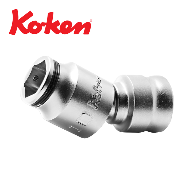 KOKEN 3/8" Drive Universal Nut Grip Socket, 6-Point (Z-EAL Series), 3441MZ Series
