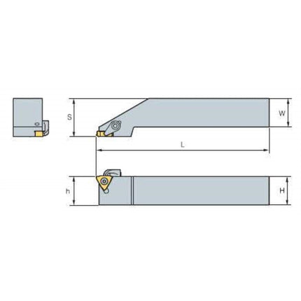 KORLOY Threading Tool Holder VTH3225R VTH3225R