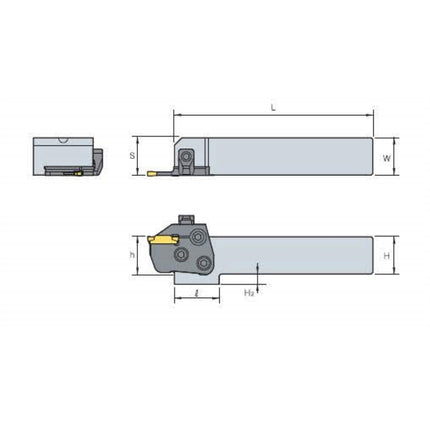 KORLOY MGT Holder (Part 2) MCHL3232 MCHL3232