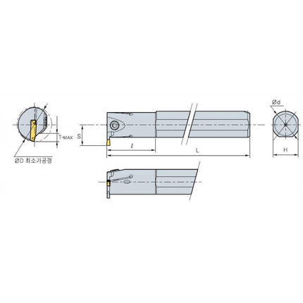 KORLOY KGT Holder KGIVR4032-4 KGIVR4032-4