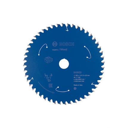 BOSCH Circular Saw Blade 6.5" 48T, for Wood (Cordless Tools) 2608644509