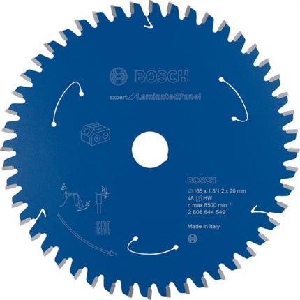 BOSCH Circular Saw Blade 6.5" 48T, for Laminate Flooring/Panels 2608644549