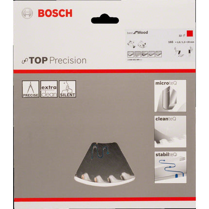 BOSCH Circular Saw Blade 6.5" 32T, for Wood (Cordless Tools) 2608642386