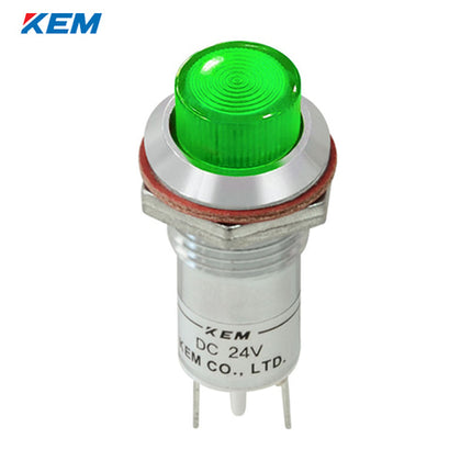 KEM KEM LED Indicator Light, Ø12mm, High-Brightness, AC220V, Green KLCU-12A220G