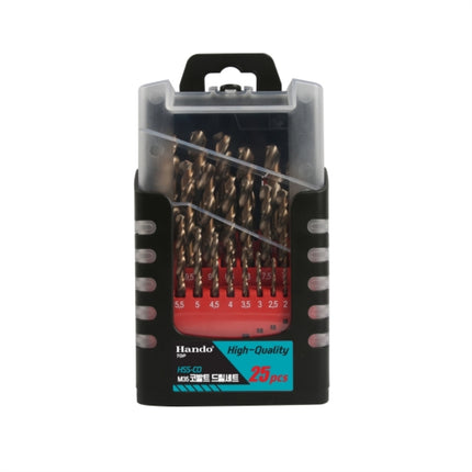 HANDO Cobalt Drill Set, 25 Pieces COSD-25-HTP