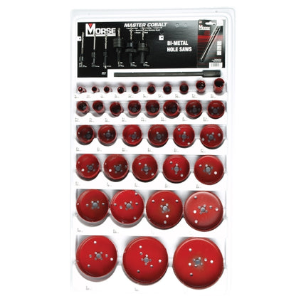 MORSE Long Hole Cutter Set, Bi-Metal MHSF01 16~152MM(36PCS)
