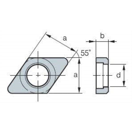 KORLOY Turning Tool Holder Shim SD43D SD43D