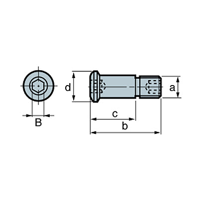 KORLOY Screw CHX0510 CHX0510