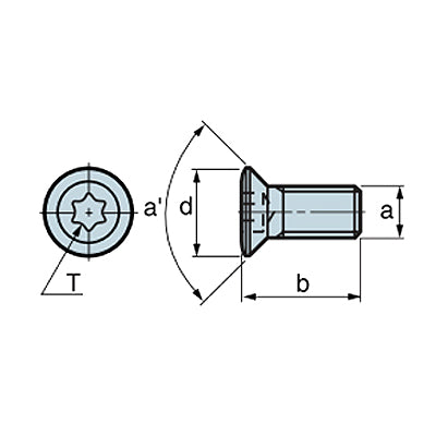 KORLOY Screw FTNA0408 FTNA0408