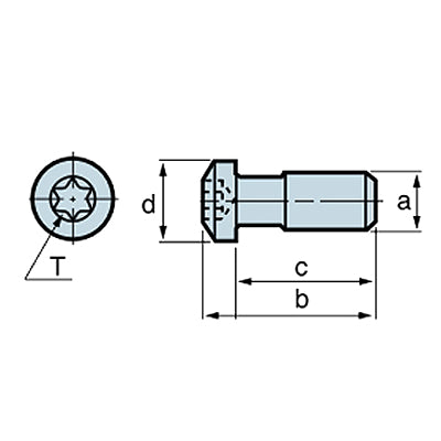 KORLOY Screw LTX0512 LTX0512