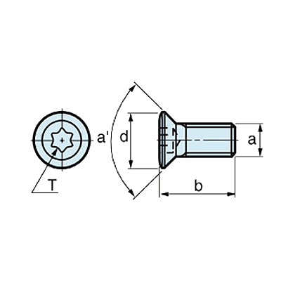 KORLOY Screw PTKA0408F PTKA0408F